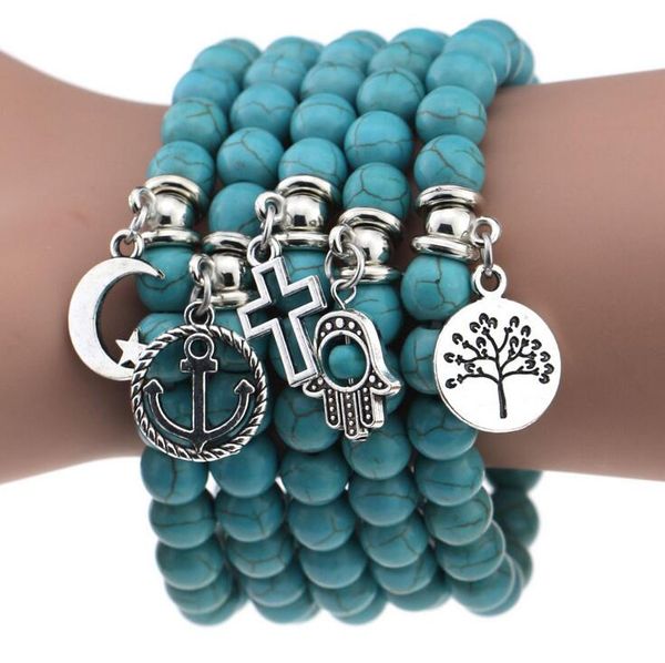 retro pleasure pendant turquoise bracelet strand bracelet bracelet fb091 mix order 20 pieces a lot charm bracelets, Golden;silver
retro pleasure pendant turquoise bracelet strand bracelet bracelet fb091 mix order 20 pieces a lot charm bracelets, Golden;silver