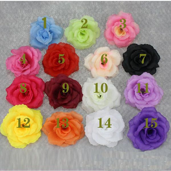 8cm artificial silk rose flower head for wedding home decoration wholesaler 15color can choose white red rose pink
8cm artificial silk rose flower head for wedding home decoration wholesaler 15color can choose white red rose pink