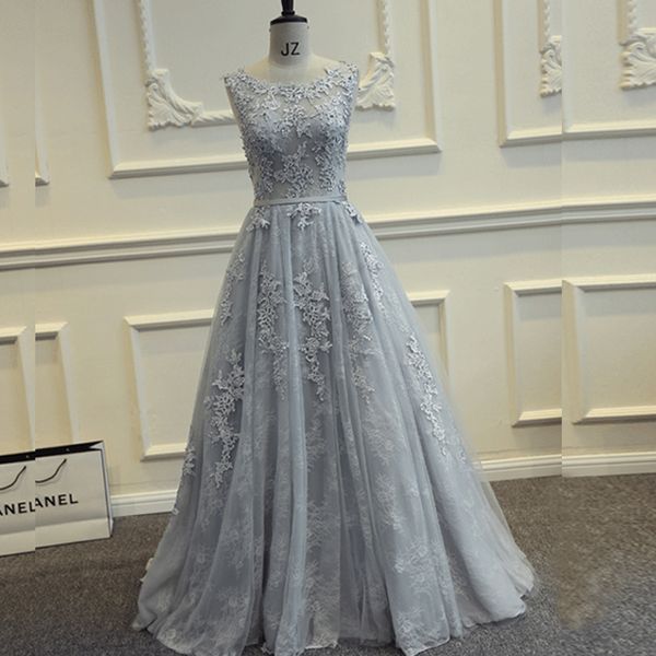 grey long prom dresses 2019 floor length tulle with lace vestido de formatura longo party dresses elegant a line evening dress, Black
grey long prom dresses 2019 floor length tulle with lace vestido de formatura longo party dresses elegant a line evening dress, Black