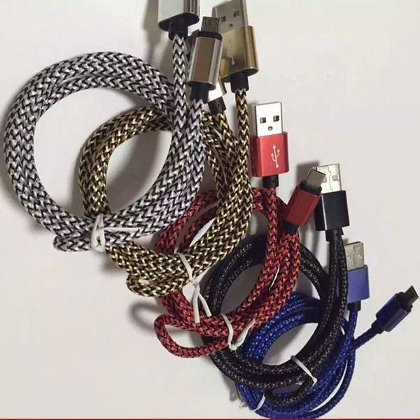 1M 3FT Micro USB 2.0 Cable Fabric woven Braided cord Data Sync Charging Metal Head For Android Samsung S6 note4 5 S7 High Quality
1M 3FT Micro USB 2.0 Cable Fabric woven Braided cord Data Sync Charging Metal Head For Android Samsung S6 note4 5 S7 High Quality
