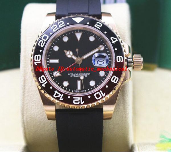luxury wristwatch brand new 18k rose gold black/red ii 116710lnl men master rubber bracelet ceramic watch automatic watches, Slivery;brown
luxury wristwatch brand new 18k rose gold black/red ii 116710lnl men master rubber bracelet ceramic watch automatic watches, Slivery;brown