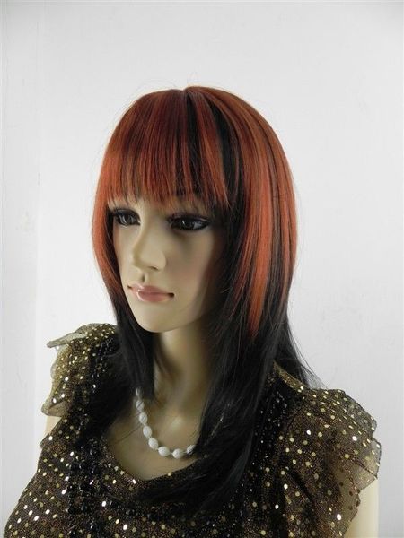 gt;>> new graded straight synthetic hair role playing party mixed color hair wig, Black;brown
gt;>> new graded straight synthetic hair role playing party mixed color hair wig, Black;brown