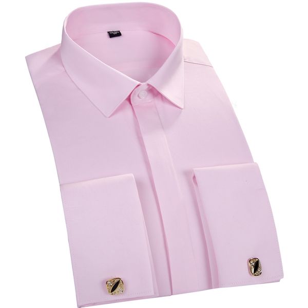 wholesale- 100% cotton tuxedo shirt 2016 men french cuff formal solid color chemise homme cufflink wedding shirts vt0041, White;black
wholesale- 100% cotton tuxedo shirt 2016 men french cuff formal solid color chemise homme cufflink wedding shirts vt0041, White;black