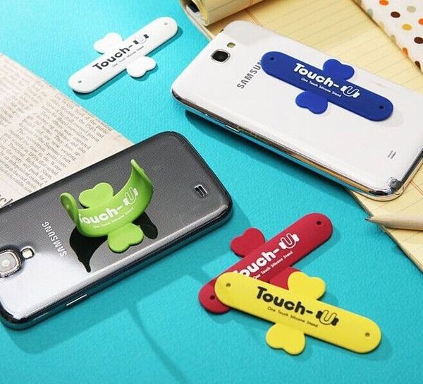 silicone stand holder cell phone mounts universal portable touch u one touch for iphone samsung htc sony mobile phones tablets 300pcs/lot
silicone stand holder cell phone mounts universal portable touch u one touch for iphone samsung htc sony mobile phones tablets 300pcs/lot