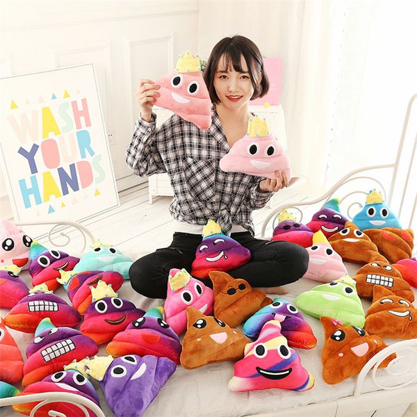 

cushion emoji pillow gift cute shits poop stuffed toy doll christmas present funny plush bolster cojines pillows cushions sofa cushion ib202