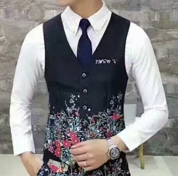 2017 Unique Mens Floral Blazer Custom Made Mens Suit Vest Groom Vest Prom Wedding Waistcoat Printed Mens Dress Vests Slim Fit Plus Size
2017 Unique Mens Floral Blazer Custom Made Mens Suit Vest Groom Vest Prom Wedding Waistcoat Printed Mens Dress Vests Slim Fit Plus Size
