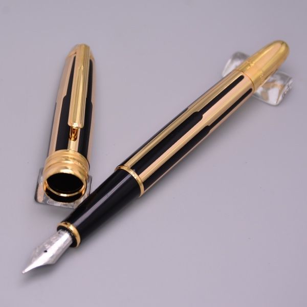 luxury 163 pen exquisite surface texture gold fountain pen stationary supplies metal writing ink pens with serial number
luxury 163 pen exquisite surface texture gold fountain pen stationary supplies metal writing ink pens with serial number