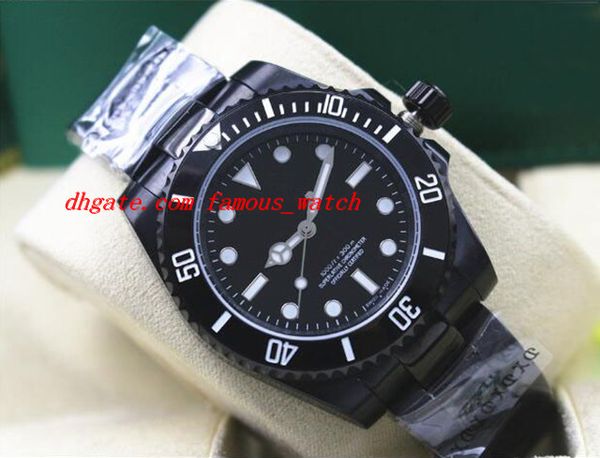 luxury wristwatch stainless steel pvd 114060, black dial with ceramic bezel 40mm automatic mechanical men watches new arrival, Slivery;brown
luxury wristwatch stainless steel pvd 114060, black dial with ceramic bezel 40mm automatic mechanical men watches new arrival, Slivery;brown