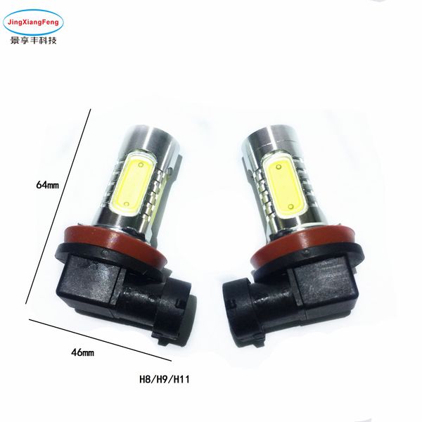 

2pcs h1 h3 h4 h7 h8 h11 9005 hb3 9006 hb4 9012 880 881 25w 5000lm car led headlight bulb canbus 6000k fog lamp