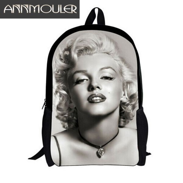 wholesale- women and girl's fashion backpacks 3d print marilyn monroe student book bag school bag student backpacks
wholesale- women and girl's fashion backpacks 3d print marilyn monroe student book bag school bag student backpacks