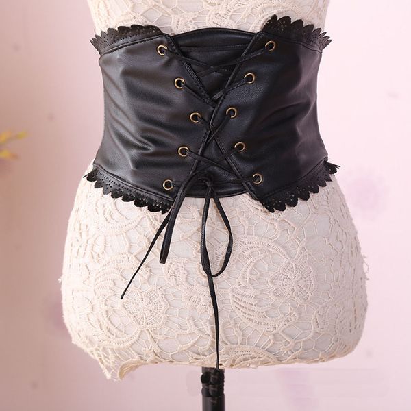 wholesale- women ladies elastic wide high body shaper slimming waisted leather black belts cincher lace up corset waist belts for dress, Black;brown
wholesale- women ladies elastic wide high body shaper slimming waisted leather black belts cincher lace up corset waist belts for dress, Black;brown