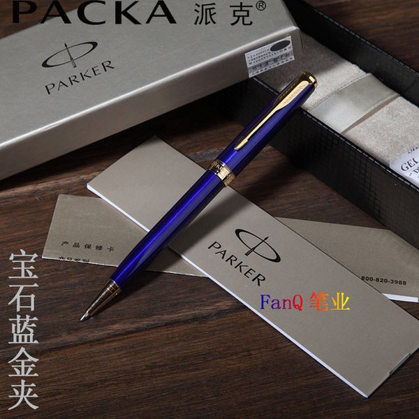 Free Shipping Parker Ballpoint Pen Hot Selling School Office Suppliers Creative Blue Gold Signature Ballpoint Pens Novelty Stationery Gift
Free Shipping Parker Ballpoint Pen Hot Selling School Office Suppliers Creative Blue Gold Signature Ballpoint Pens Novelty Stationery Gift