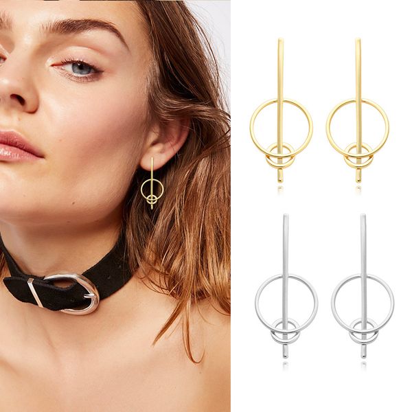 2017 summer yc women's basic copper plated 14 k gold stud earrings geometric stud jewelry earrings factory price ing
2017 summer yc women's basic copper plated 14 k gold stud earrings geometric stud jewelry earrings factory price ing