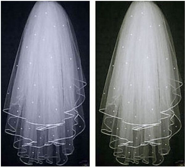 2017 brand new wedding veil with ribbon edge and beaded 3 layers white/ivory elegant wedding accessories bridal veils with comb, Black
2017 brand new wedding veil with ribbon edge and beaded 3 layers white/ivory elegant wedding accessories bridal veils with comb, Black
