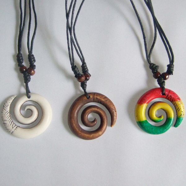 wholesale-tribal white/brown/rasta keltic spiral swirl charm pendant necklace adjustable, Silver
wholesale-tribal white/brown/rasta keltic spiral swirl charm pendant necklace adjustable, Silver