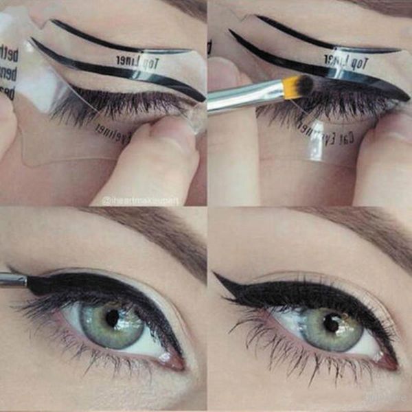 2 styles beauty cat eyeliner models smokey eye stencil template shaper eyeliner makeup tool ing
2 styles beauty cat eyeliner models smokey eye stencil template shaper eyeliner makeup tool ing