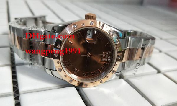 ladies fashion watch 31mm 178341 diamond 18k rose goldl sapphire glass brown dial women's automatic mechanical watch watches, Slivery;brown
ladies fashion watch 31mm 178341 diamond 18k rose goldl sapphire glass brown dial women's automatic mechanical watch watches, Slivery;brown