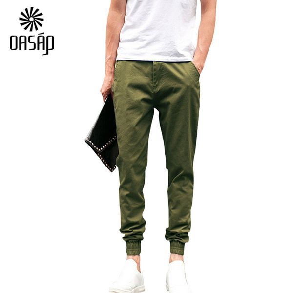 

wholesale-oasap pants men 2016 summer black navy casual slim fit pants cotton sweatpants trousers harem pants men joggers-77741