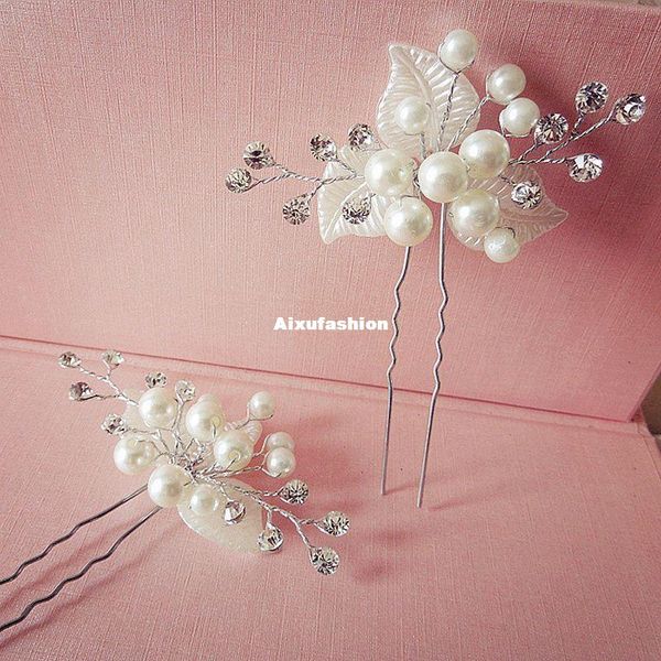 one piece bridal wedding crystal pearl leaf flower hair pins handmade headpiece bridesmaid bridal veil jewelry hair accessories, Slivery;golden
one piece bridal wedding crystal pearl leaf flower hair pins handmade headpiece bridesmaid bridal veil jewelry hair accessories, Slivery;golden