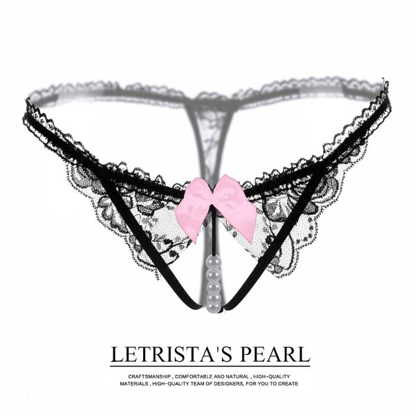 women's g-strings erotic lace g-string thongs bowknot ultra low waist expose butt flowers ultra-thin thong breathable underwear, Black;white
women's g-strings erotic lace g-string thongs bowknot ultra low waist expose butt flowers ultra-thin thong breathable underwear, Black;white