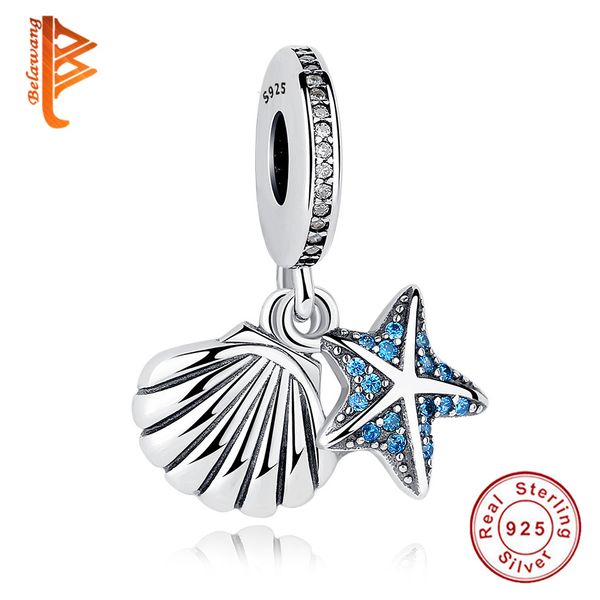 BELAWANG 925 Sterling Silver Charms Starfish & Sea Shell Dangle Charm Beads Fits Pandora Charm Bracelets&Bangles DIY Style Jewelry Making
BELAWANG 925 Sterling Silver Charms Starfish & Sea Shell Dangle Charm Beads Fits Pandora Charm Bracelets&Bangles DIY Style Jewelry Making