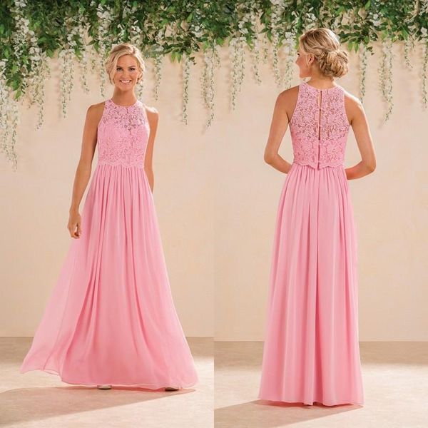 2020 modest peach pink lace chiffon long bridesmaid dresses plus size bridesmaid gowns beach garden wedding party dresses, White;pink
2020 modest peach pink lace chiffon long bridesmaid dresses plus size bridesmaid gowns beach garden wedding party dresses, White;pink
