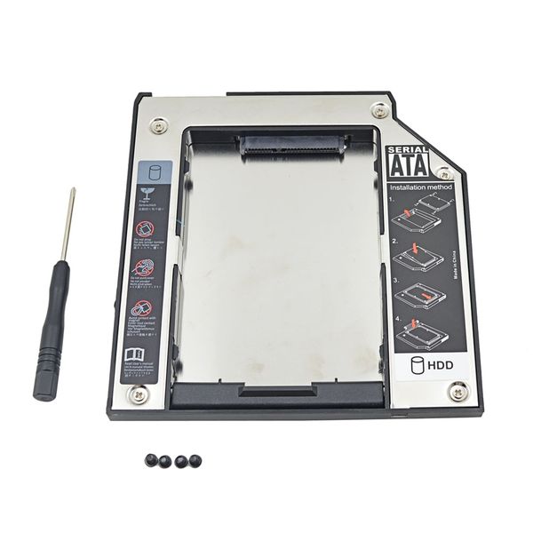 Wholesale- Aluminum 2nd HDD Caddy 9.5mm IDE 2.5"SSD HDD Box Case Enclosure For Lenovo ThinkPad T60 T61 T60P T61P series Professional
Wholesale- Aluminum 2nd HDD Caddy 9.5mm IDE 2.5"SSD HDD Box Case Enclosure For Lenovo ThinkPad T60 T61 T60P T61P series Professional