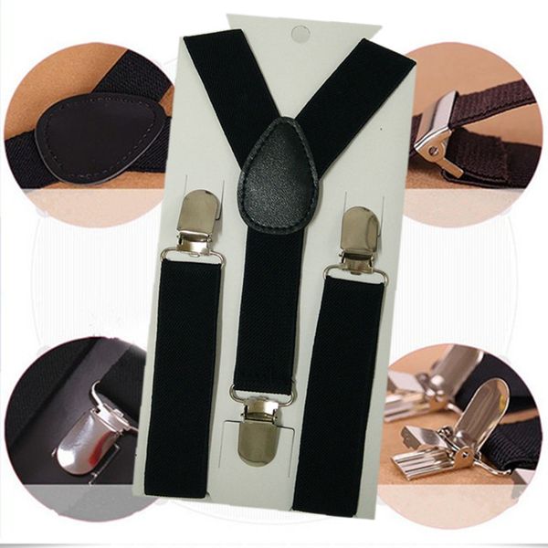 wholesale- bd001-black color high elastic solid color kid suspenders baby accessories y boy girl children suspender baby brace 3 clips on, Black;white
wholesale- bd001-black color high elastic solid color kid suspenders baby accessories y boy girl children suspender baby brace 3 clips on, Black;white