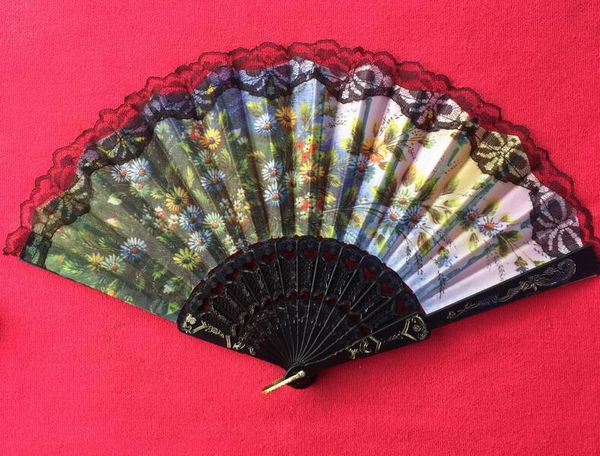lace spain style color pattern wedding gift favors mix color for dance bridal fans bridesmaid hollow bamboo handle wedding accessories fold, White
lace spain style color pattern wedding gift favors mix color for dance bridal fans bridesmaid hollow bamboo handle wedding accessories fold, White