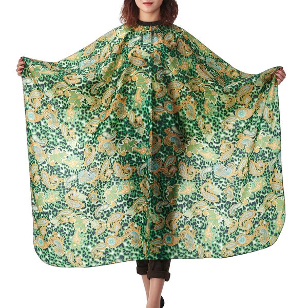 salon professional hair styling cape, pattern hair cutting coloring polyester taffeta hairdresser wai cloth barber gown hairdressing wrap
salon professional hair styling cape, pattern hair cutting coloring polyester taffeta hairdresser wai cloth barber gown hairdressing wrap