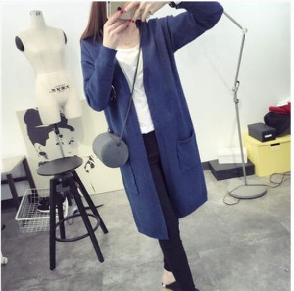 in the long spring knitting cardigan sweater coat clothes female qiu dong outfit 2016 new tide han edition joker show thin, Tan;black
in the long spring knitting cardigan sweater coat clothes female qiu dong outfit 2016 new tide han edition joker show thin, Tan;black