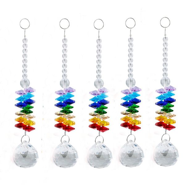 5pcs crystal ball prism rainbow octagon chakra suncatcher hanging crystals window ornaments for gift 20mm w024
5pcs crystal ball prism rainbow octagon chakra suncatcher hanging crystals window ornaments for gift 20mm w024