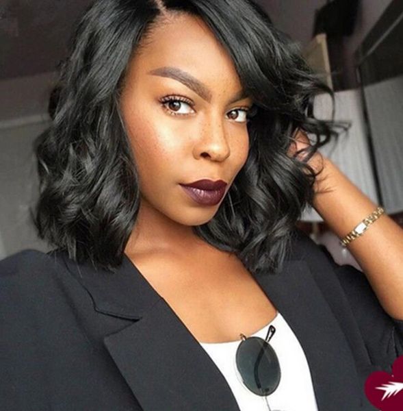 Charming Short BobWave Wigs Simulation Brazilian Human Hair short bob style Wave wigs For black women in stock
Charming Short BobWave Wigs Simulation Brazilian Human Hair short bob style Wave wigs For black women in stock