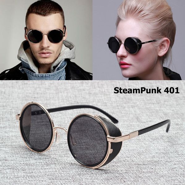 wholesale- jackjad 2017 fashion vintage retro round steampunk rock sunglasses side cover men women brand design sun glasses oculos de sol, White;black
wholesale- jackjad 2017 fashion vintage retro round steampunk rock sunglasses side cover men women brand design sun glasses oculos de sol, White;black