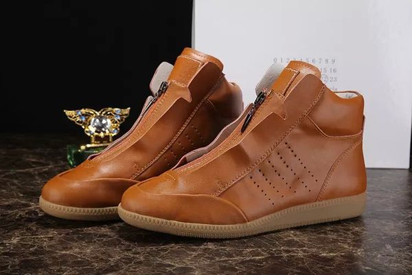 brand men boot future kanye west sneakers high luxuries genuine leather men's fashion casual shoe - steel 38-46, Black
brand men boot future kanye west sneakers high luxuries genuine leather men's fashion casual shoe - steel 38-46, Black