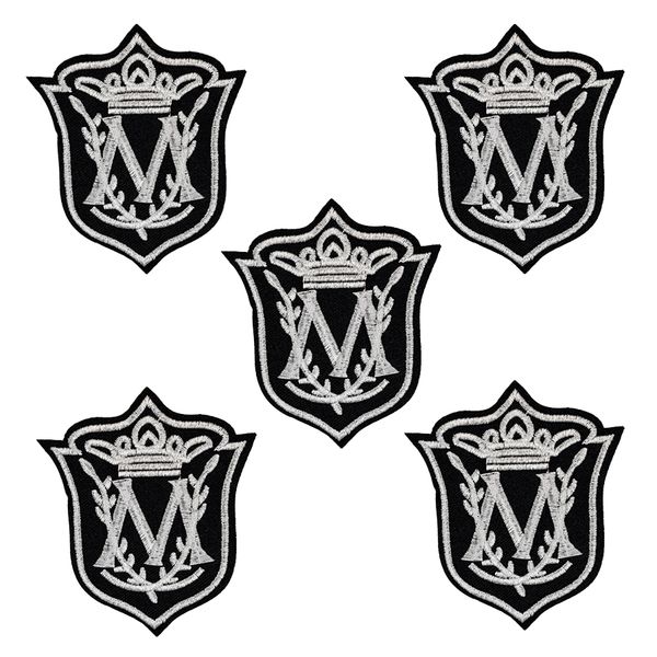 badge style patch for clothing iron embroidered patches applique iron on patches sewing accessories for clothes 10pcs/lot, Black
badge style patch for clothing iron embroidered patches applique iron on patches sewing accessories for clothes 10pcs/lot, Black