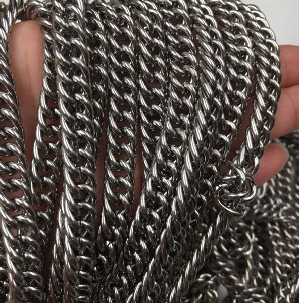 5 meter/ lot factory direct sale jewelry finding heavy 8.8mm curb link chain stainless steel jewlery diy silvr, Silver
5 meter/ lot factory direct sale jewelry finding heavy 8.8mm curb link chain stainless steel jewlery diy silvr, Silver
