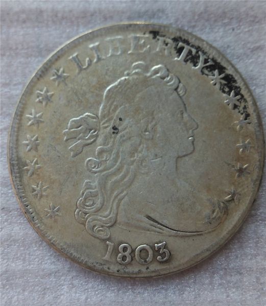 United States Draped Bust Dollar 1803 Coins Copy Archaize Old Looking US Coins Brass Crafts Coins\Whole Sale Free Shipping
United States Draped Bust Dollar 1803 Coins Copy Archaize Old Looking US Coins Brass Crafts Coins\Whole Sale Free Shipping