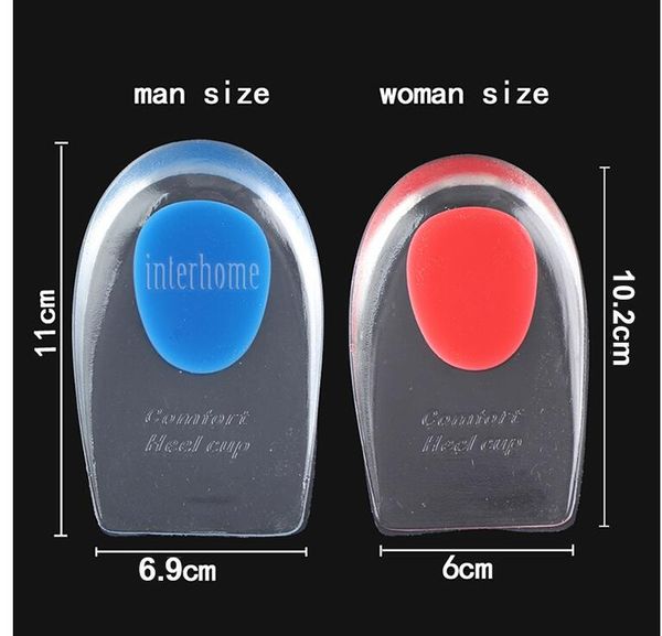 1pair=2pcs comfort heel pain insoles relieve foot pain silicon gel heels cup cushion protectors spur support shoe pad feet care inserts
1pair=2pcs comfort heel pain insoles relieve foot pain silicon gel heels cup cushion protectors spur support shoe pad feet care inserts