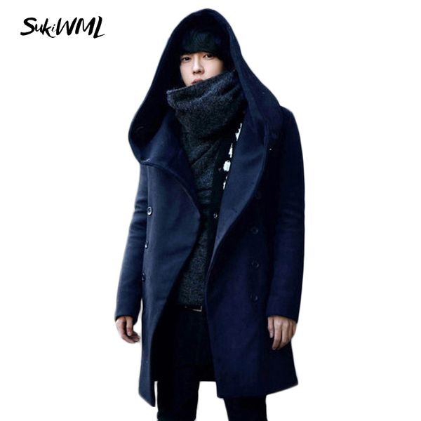 wholesale- sukiwml 2017 winter trench coat men double breasted mens trench coat hoody mens long trench coat plus asian size -3xl, Tan;black
wholesale- sukiwml 2017 winter trench coat men double breasted mens trench coat hoody mens long trench coat plus asian size -3xl, Tan;black