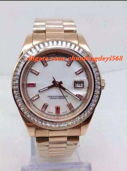 luxury watches new 41mm automatic mechanical movement gold - diamond dial- 218235 men's wristwatch, Slivery;brown
luxury watches new 41mm automatic mechanical movement gold - diamond dial- 218235 men's wristwatch, Slivery;brown