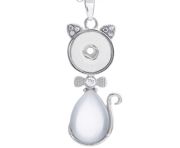 cat heart 10pcs/lot white pink blue with rhinestone noosa pendant snap button pendant fit 18mm charm diy jewelry accessories without chain, Silver
cat heart 10pcs/lot white pink blue with rhinestone noosa pendant snap button pendant fit 18mm charm diy jewelry accessories without chain, Silver