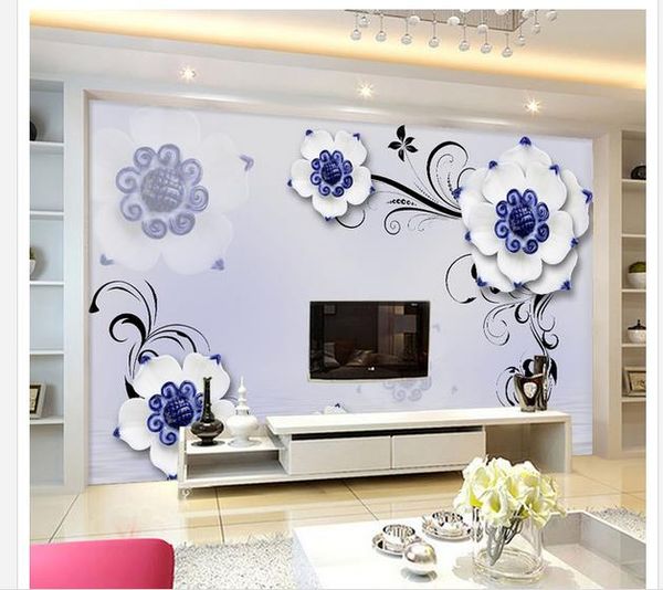 hblue and fresh embossed flowers mural 3d wallpaper 3d wall papers for tv backdrop
hblue and fresh embossed flowers mural 3d wallpaper 3d wall papers for tv backdrop
