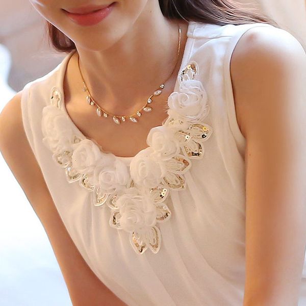 blusas femininas women blouses xxxl plus size white shirt y camisas mujer womens 2016 blusa feminino sleeveless chiffon
blusas femininas women blouses xxxl plus size white shirt y camisas mujer womens 2016 blusa feminino sleeveless chiffon