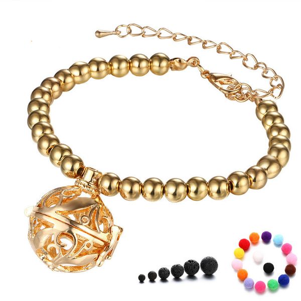 aromatherapy diffuser locket charm bracelet silver gold beaded bracelet jewelry women fashion bracelets locket charms for bracelets, Golden;silver
aromatherapy diffuser locket charm bracelet silver gold beaded bracelet jewelry women fashion bracelets locket charms for bracelets, Golden;silver