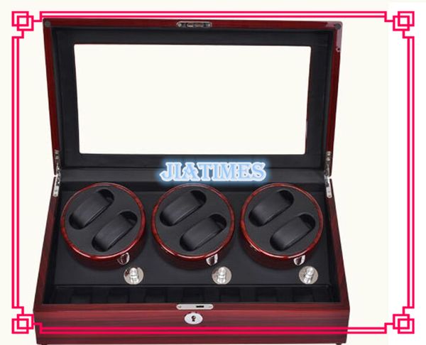 wholesale- 6+7 striped wine red + black watch winder wood case box carbon fiber pu
wholesale- 6+7 striped wine red + black watch winder wood case box carbon fiber pu