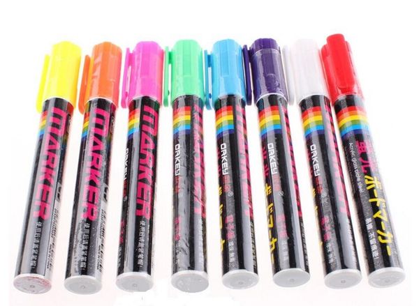 eco-friendly 8шт 8 цвет highlighters fluorescent жидкого chalk marker неоновой ручка для led письменной доски 6мм, Black;red
eco-friendly 8шт 8 цвет highlighters fluorescent жидкого chalk marker неоновой ручка для led письменной доски 6мм, Black;red