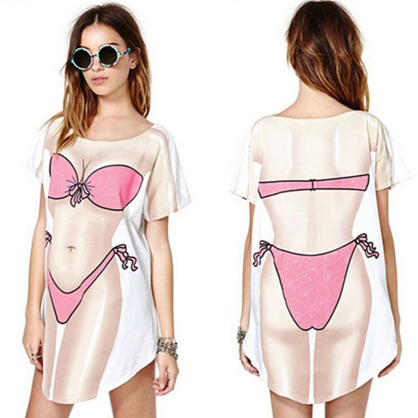 wholesale- -xxl short sleeve summer bikini print t-shirt for women pullovers t shirts clothing, White
wholesale- -xxl short sleeve summer bikini print t-shirt for women pullovers t shirts clothing, White