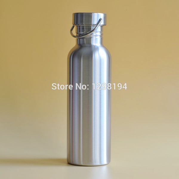 wholesale- 750ml outdoor sports stainless steel water bottle botella agua bicicleta drinkware bottle for bicycle bike hiking kettle
wholesale- 750ml outdoor sports stainless steel water bottle botella agua bicicleta drinkware bottle for bicycle bike hiking kettle