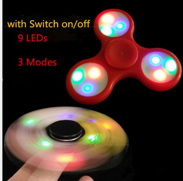 edc rainbow fidget spinner led fidget tri spinners toys 3 modes luminous light hand spinner with switch on off by dhl
edc rainbow fidget spinner led fidget tri spinners toys 3 modes luminous light hand spinner with switch on off by dhl